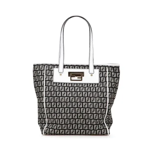 Pre-owned Printed Shopper Tote - Fendi Vintage - Modalova