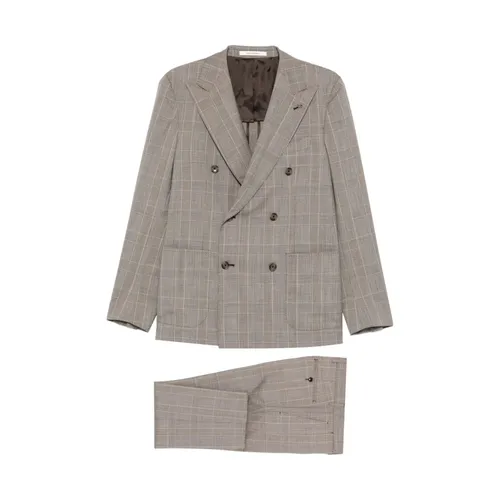 Double-Breasted Suit - Tagliatore - Modalova