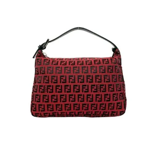 Pre-owned Vintage Canvas Shoulder Bag - Fendi Vintage - Modalova