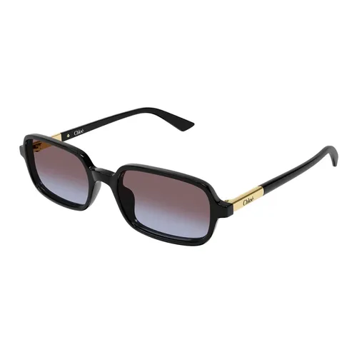 Narrow Rectangular Sunglasses - Chloé - Modalova