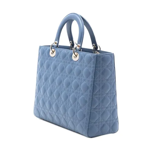 Pre-owned Quilted Leather Top Handle Bag - Dior Vintage - Modalova