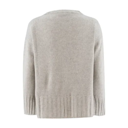 Wool Silk Jumper - Le Tricot Perugia - Modalova