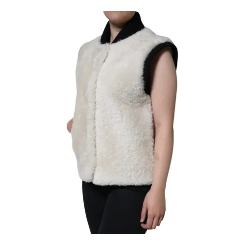 Shearling Vest Jacket - Burberry - Modalova