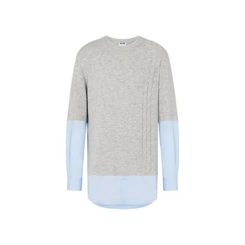 Wool and cashmere blend pullover - Moschino - Modalova