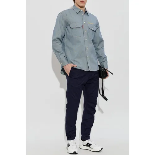 Camicia con logo - Dsquared2 - Modalova
