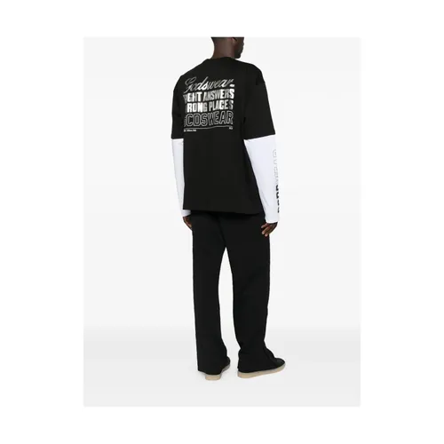 Black Logo Crew Neck Sweater - Gcds - Modalova