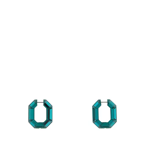Lucent Hoop Earrings - Swarovski - Modalova
