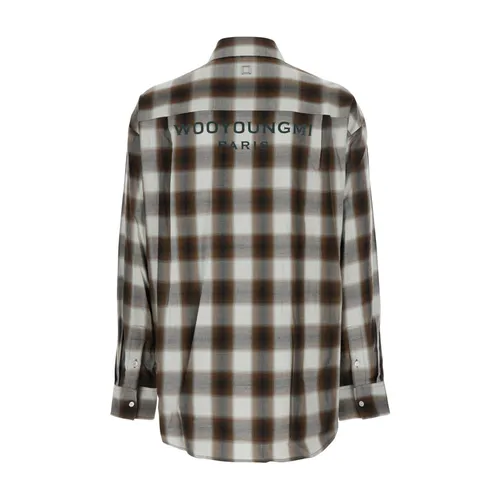 Checked Shirt - Wooyoungmi - Modalova