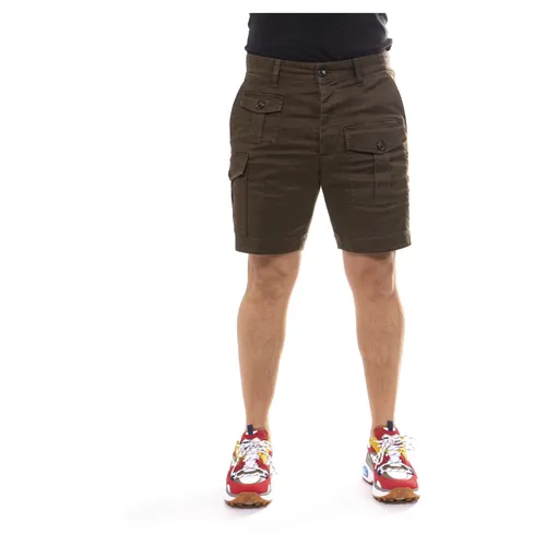 Cargo Bermuda Shorts with Multiple Pockets - Dsquared2 - Modalova