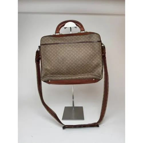 Pre-owned Vintage Leather Handbag - Celine Vintage - Modalova