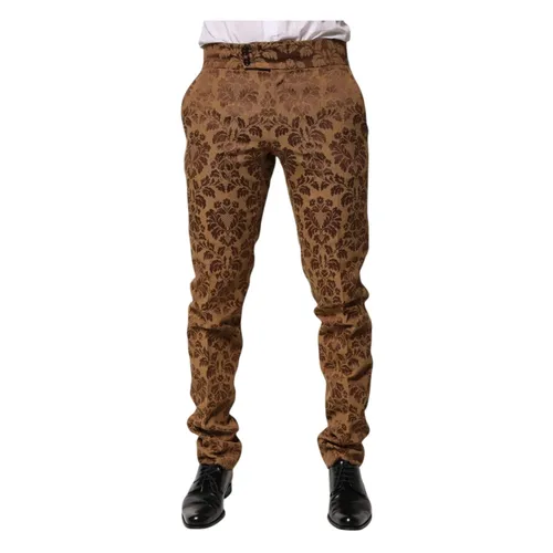 Floral Jacquard Pants - Dolce & Gabbana - Modalova