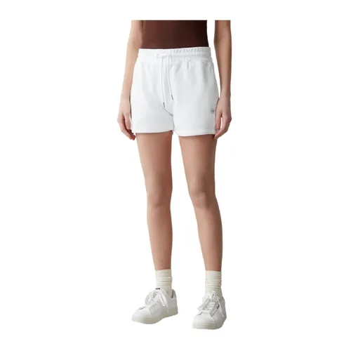 White Shorts with Glitter Logo - Colmar - Modalova