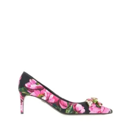 Floral Print Pumps - Dolce & Gabbana - Modalova