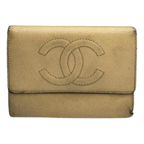 Pre-owned Leather Wallet - Chanel Vintage - Modalova
