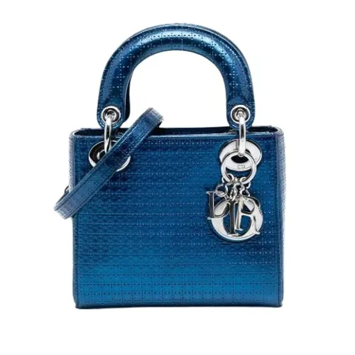 Pre-owned Vintage Leather Mini Bag - Dior Vintage - Modalova