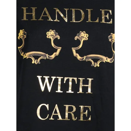 Handle With Care Tshirt - Moschino - Modalova