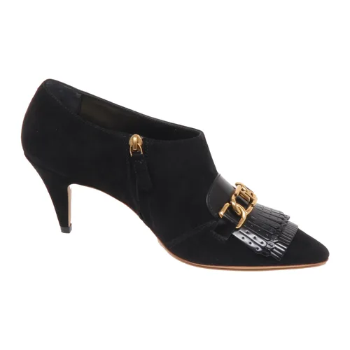 Suede Fringe Chain Shoe - Tod's - Modalova