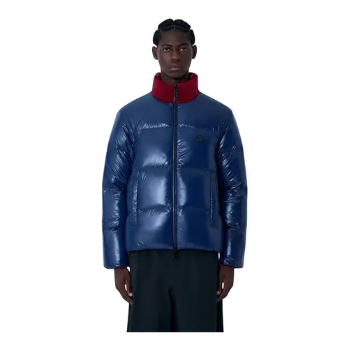 Reversible Throttle Short Down Jacket - Moncler - Modalova