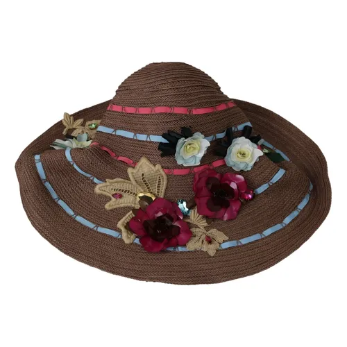Floppy Straw Hat - Dolce & Gabbana - Modalova