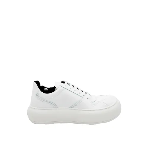 White Low Top Sneakers - Moschino - Modalova