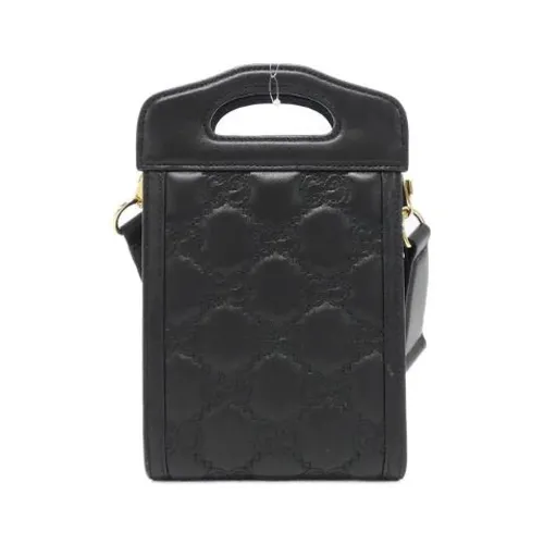 Pre-owned Leather Mini Bag - Gucci Vintage - Modalova