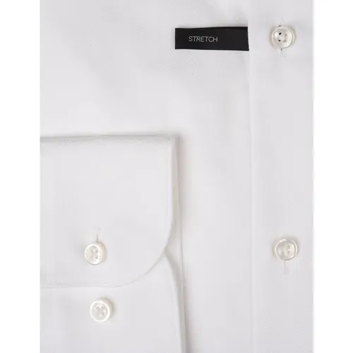 White Hank Slim-Fit Shirt - Hugo - Modalova