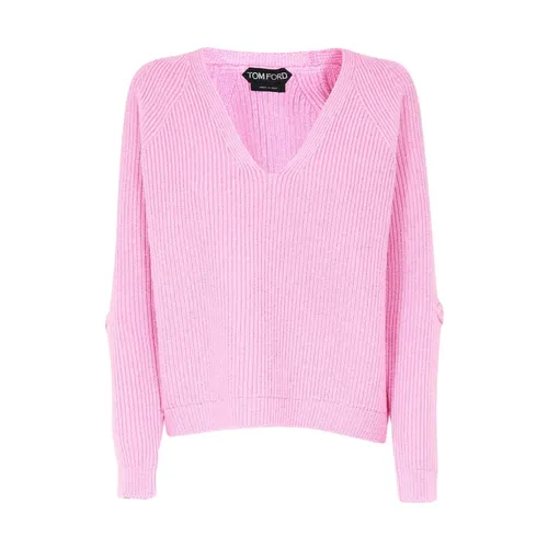 Knitwear > V-neck Knitwear - - Tom Ford - Modalova