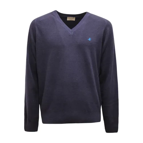 V-Neck Wool Sweater - Brooksfield - Modalova