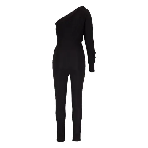 One-Shoulder Ruched Jumpsuit - Saint Laurent - Modalova