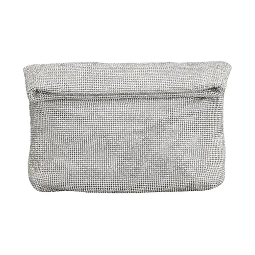 Mini pochette de malla con pedrería - Twentyfourhaitch - Modalova