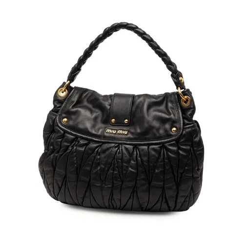 Pre-owned Leather Handbag - Miu Miu Pre-owned - Modalova