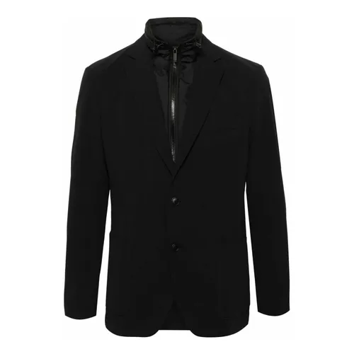 Black Blazer with Button Closure - Hugo - Modalova