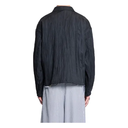 Pleated Coaches Jacket - Kuon - Modalova