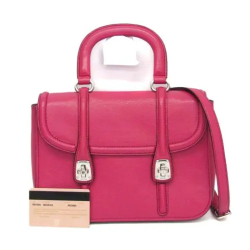 Pre-owned Leather Handbag - Miu Miu Pre-owned - Modalova