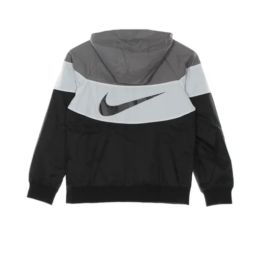 Hooded Windrunner Jacket Gunsmoke/White/Black - Nike - Modalova