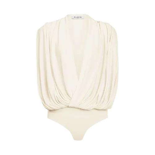 Hooded Viscose Bodysuit - Alaïa - Modalova