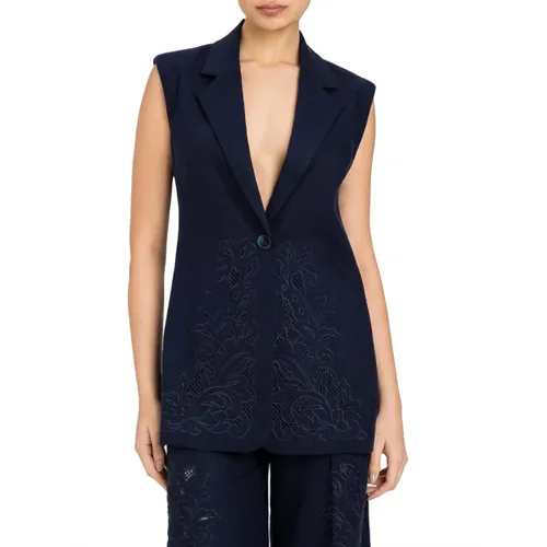 Embroidered Vest - Twinset - Modalova