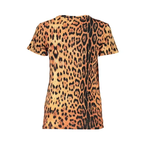 Patterned Short Sleeve T-Shirt - Cavalli Class - Modalova