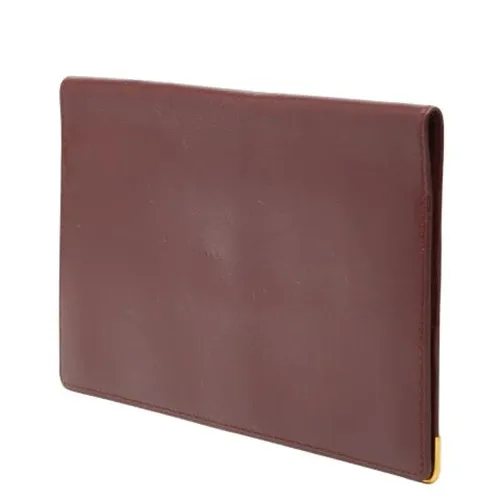 Pre-owned Leather Wallet - Cartier Vintage - Modalova
