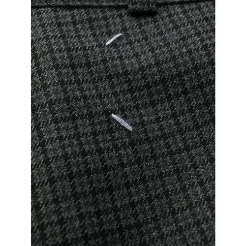 Blue Wool Trousers - Maison Margiela - Modalova