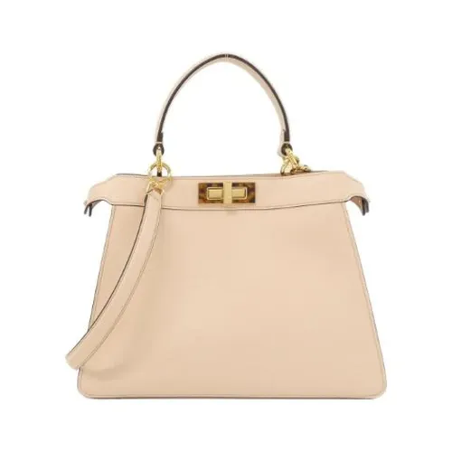 Pre-owned Leather Handbag - Fendi Vintage - Modalova