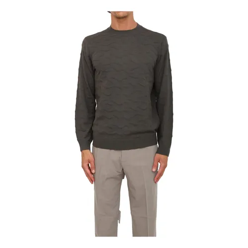 Green Wool Blend Pullover Sweater - Armani Exchange - Modalova