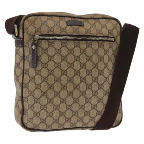 Pre-owned Vintage Canvas Cross Body Bag - Gucci Vintage - Modalova