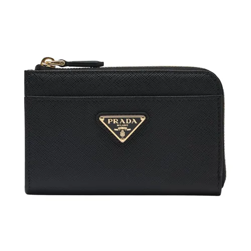 Saffiano Leather Keychain - Prada - Modalova