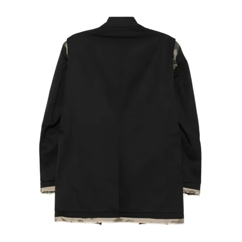 Black Wool Jacket for Men - Mihara Yasuhiro - Modalova