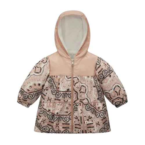 Patterned Hooded Jacket for Girls - Moncler - Modalova