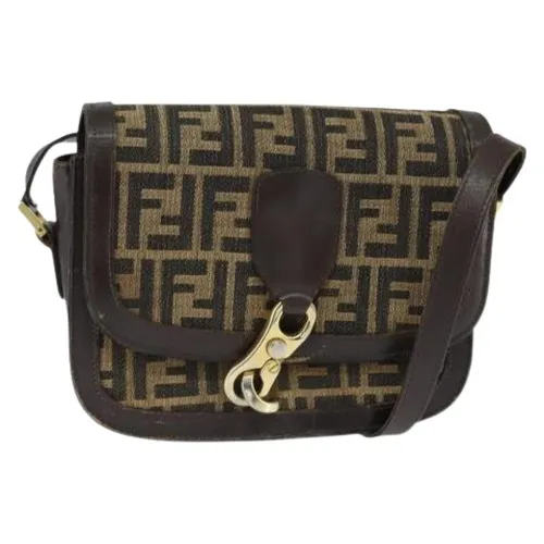 Pre-owned Vintage Canvas Cross Body Bag - Fendi Vintage - Modalova
