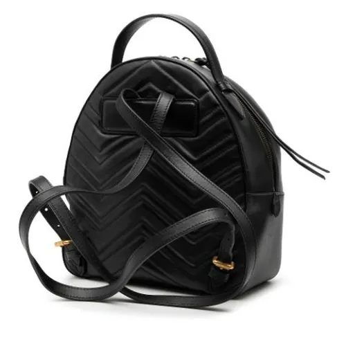 Pre-owned Leather Backpack - Gucci Vintage - Modalova
