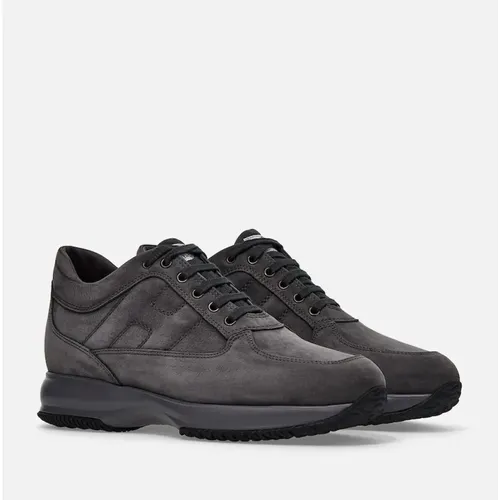 Casual Suede Sneakers - Hogan - Modalova