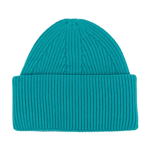 Ribbed Cashmere Beanie - Laneus - Modalova